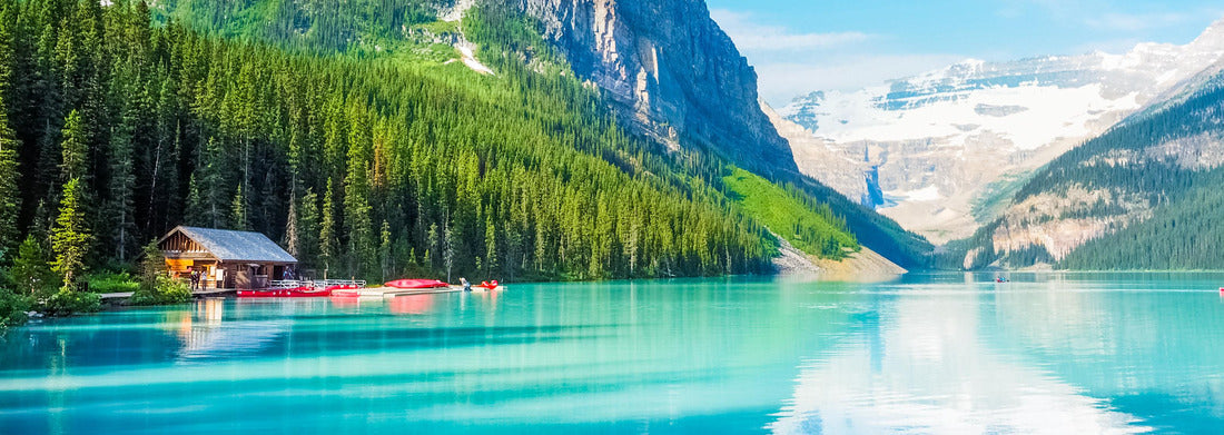 Noah Jigsaw Puzzle Beautiful nature at Lake Louise in Banff National Park, Canada Panorama 1000 Pieces
