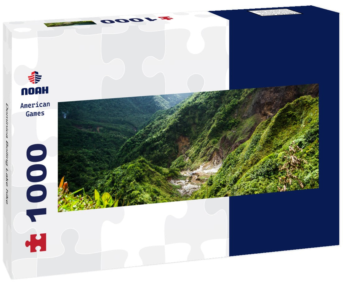 Noah Jigsaw Puzzle Dominica Boiling Lake hike Panorama 1000 Pieces