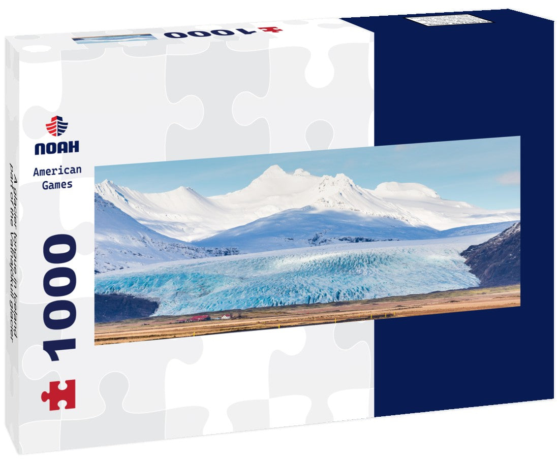 Noah Jigsaw Puzzle A glacier tongue in Iceland, part of the Vatnajökull glacier Panorama 1000 Pieces