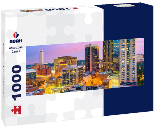 Noah Jigsaw Puzzle Birmingham, Alabama Skyscape Panorama 1000 Pieces