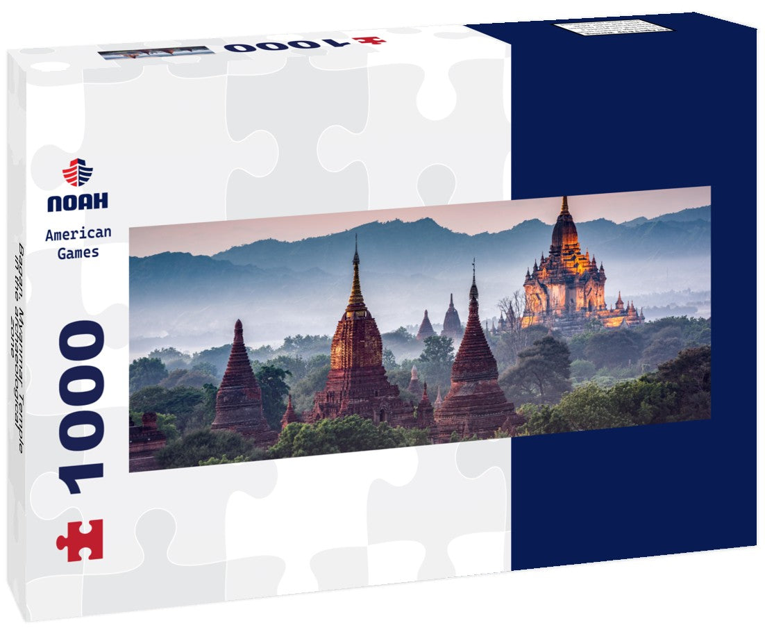 Noah Jigsaw Puzzle Bagan, Myanmar Temple in the archaeological zone Panorama 1000 Pieces