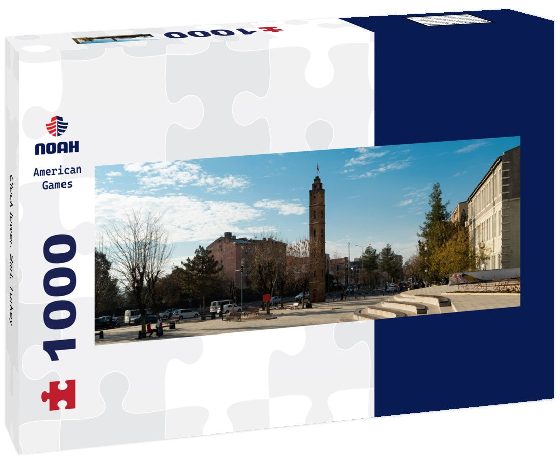 Noah Jigsaw Puzzle Clock tower - Siirt - Turkey Panorama 1000 Pieces