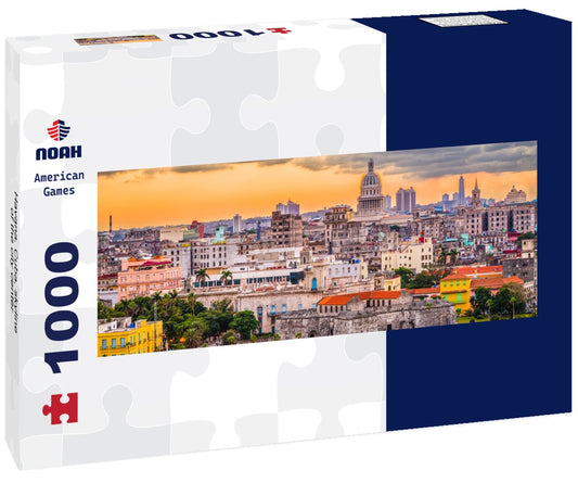 Noah Jigsaw Puzzle Havana, Cuba, skyline of the city center Panorama 1000 Pieces
