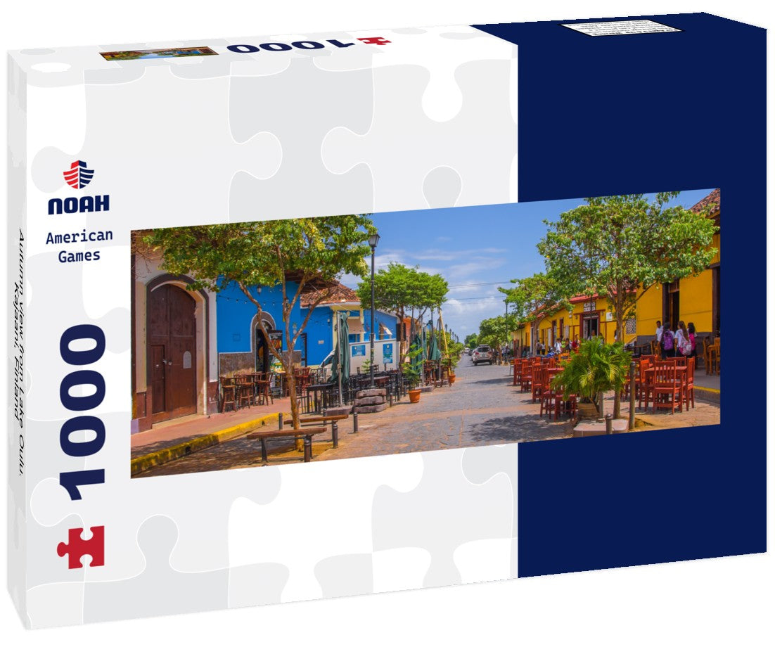 Noah Jigsaw Puzzle Autumn view from Lake Oulu. Kajaani, Finland Panorama 1000 Pieces