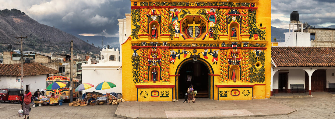 Noah Jigsaw Puzzle Colorful houses on the tropical island of Barbados Panorama 1000 Pieces