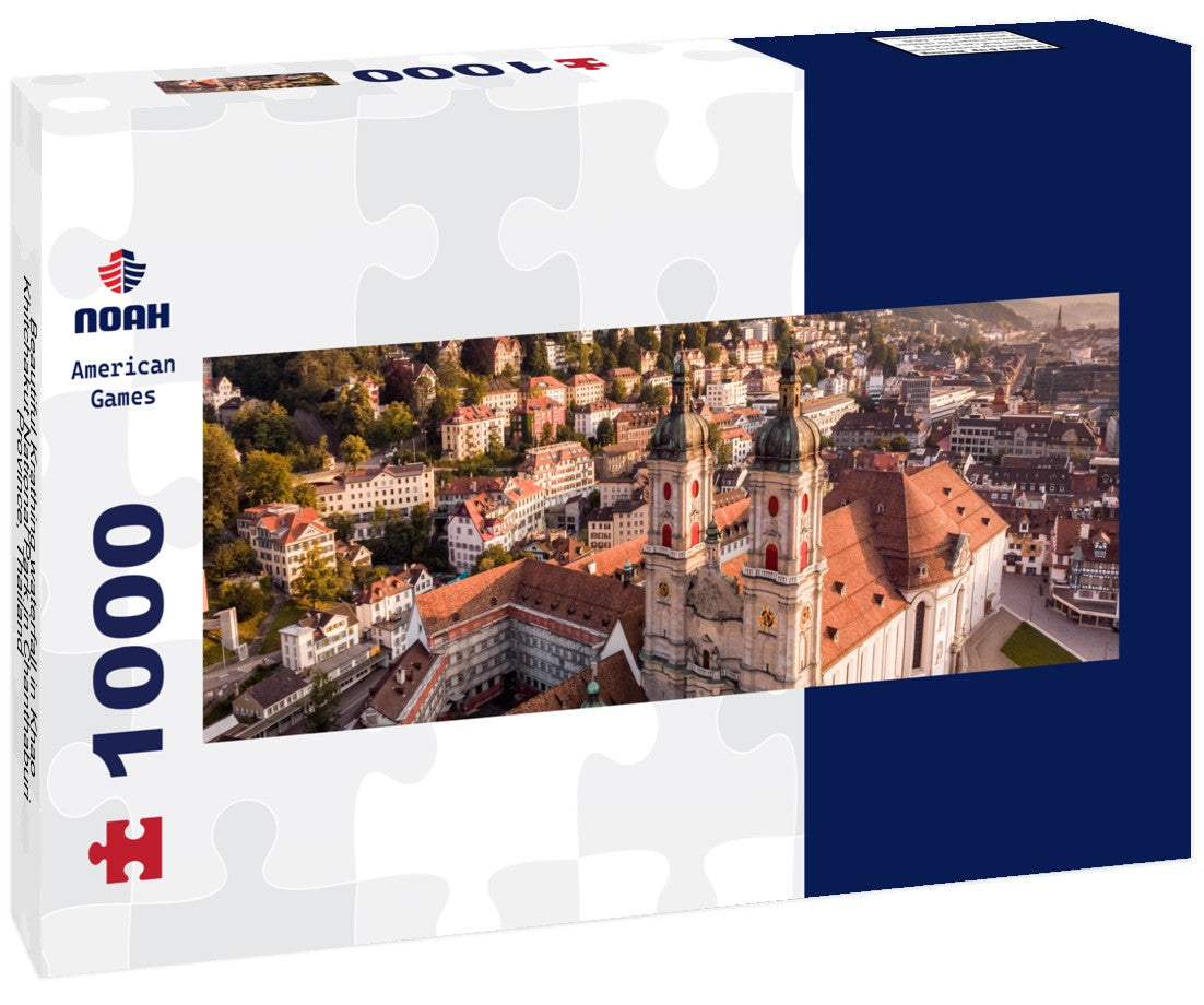 Noah Jigsaw Puzzle Beautiful Krathing waterfall in Khao Khitchakut National Park in Chanthaburi Province, Thailand Panorama 1000 Pieces