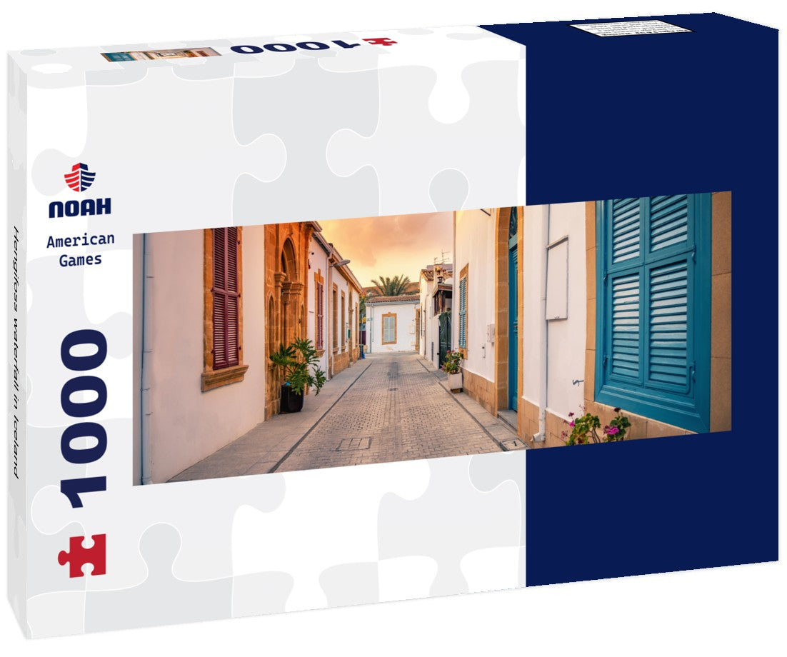 Noah Jigsaw Puzzle Hengifoss waterfall in Iceland Panorama 1000 Pieces