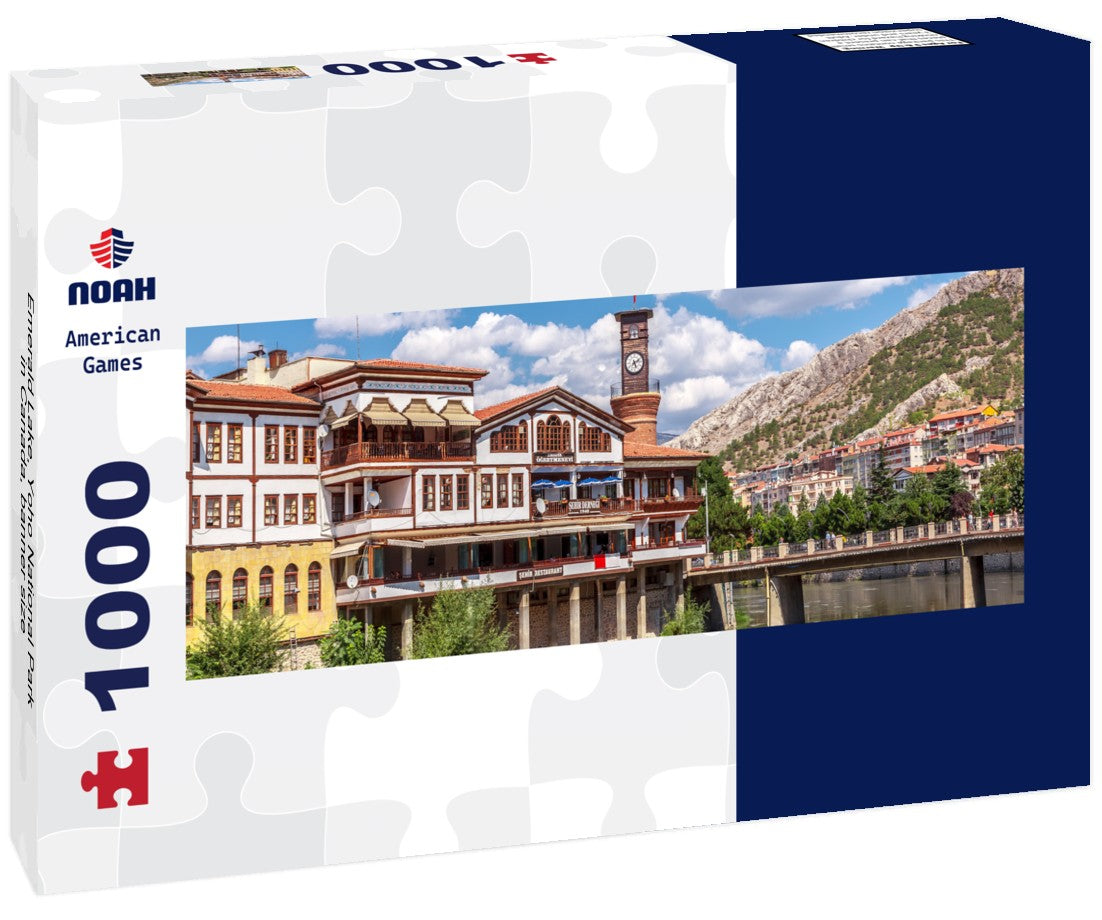 Noah Jigsaw Puzzle Emerald Lake, Yoho National Park in Canada, banner size Panorama 1000 Pieces