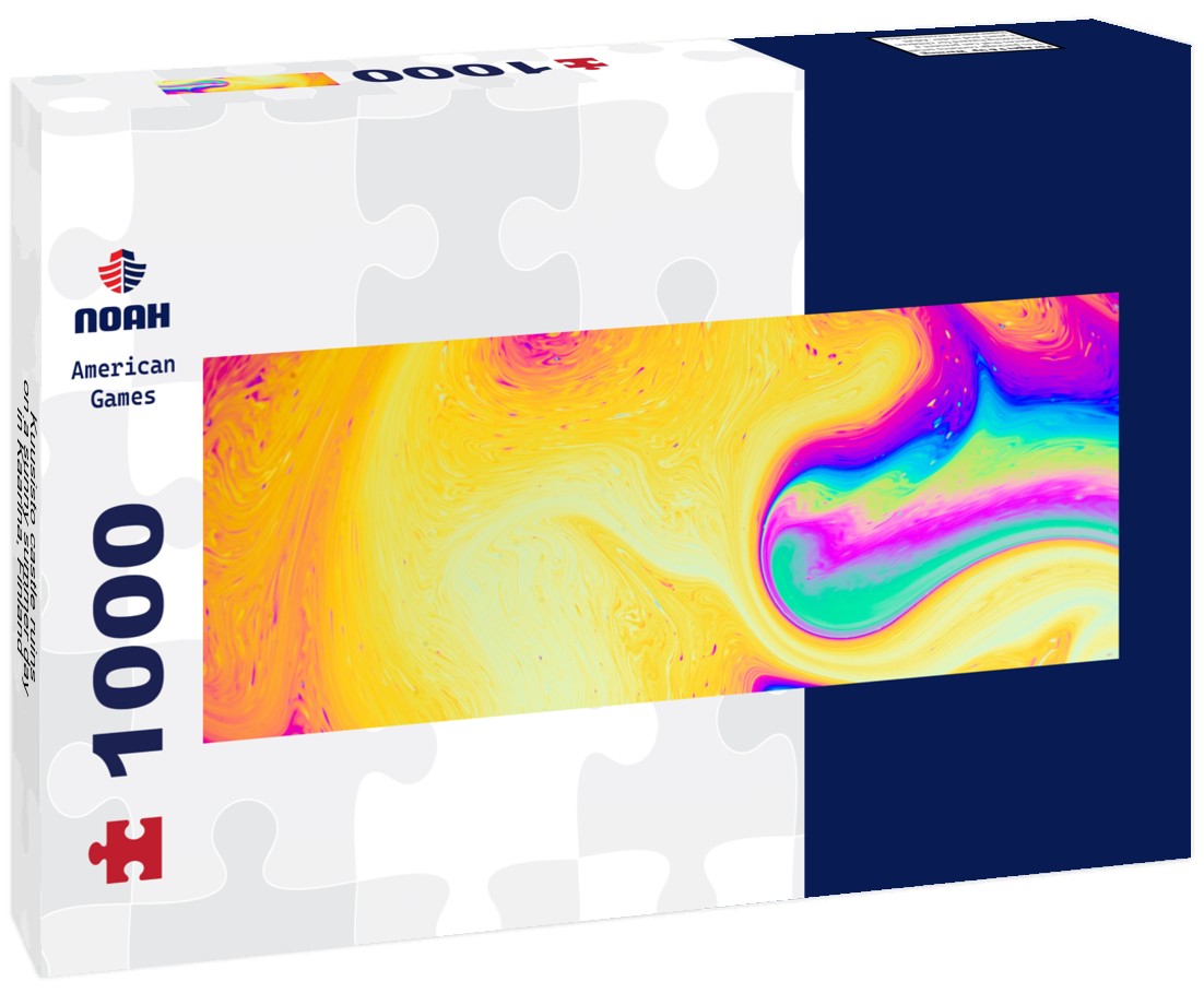 Noah Jigsaw Puzzle Kuusisto castle ruins on a sunny summer day in Kaarina, Finland Panorama 1000 Pieces