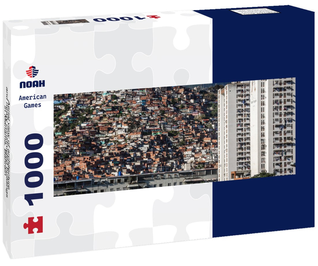 Noah Jigsaw Puzzle Aerial view of architecture and newly constructed buildings in Manama, Bahrain Panorama 1000 Pieces
