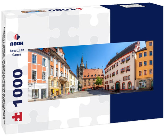 Noah Jigsaw Puzzle Breclav Castle in the town of Breclav in South Moravia, Czech Republic. Founded in the 11th century as a border castle, located in Breclav (Breclav) Panorama 1000 Pieces