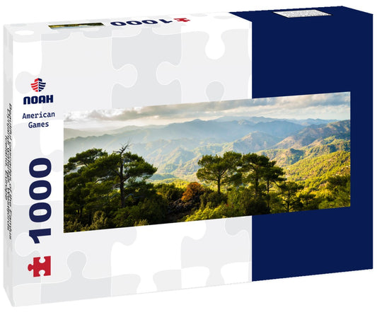 Noah Jigsaw Puzzle Beautiful cascades of the Famlus Dynjandi waterfall, Westfjords, Iceland, Europe Panorama 1000 Pieces