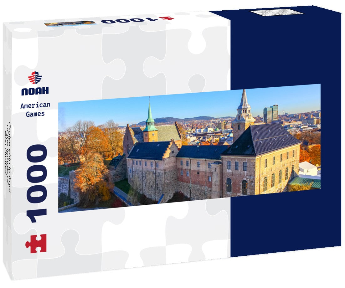 Noah Jigsaw Puzzle Cruise ship in front of the temple of Abu Simbel Panorama 1000 Pieces