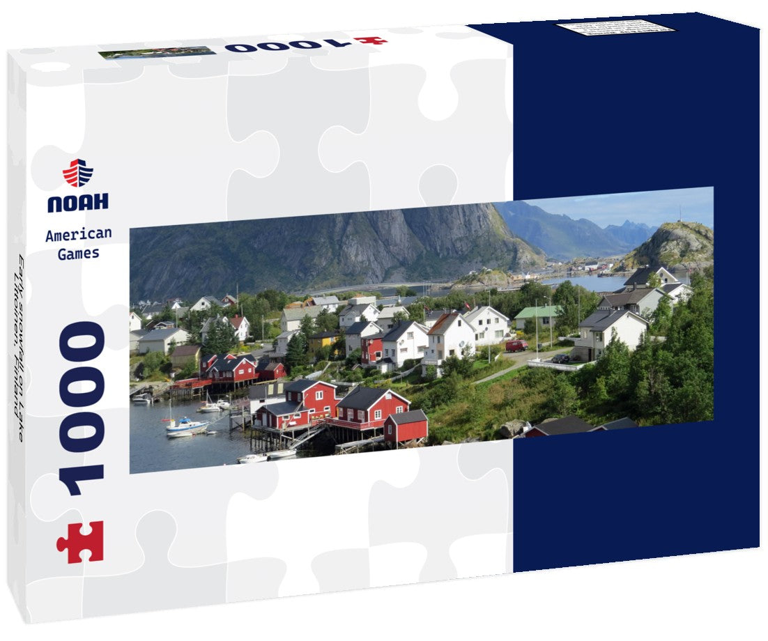 Noah Jigsaw Puzzle Early snowfall on Lake Littoinen, Finland Panorama 1000 Pieces