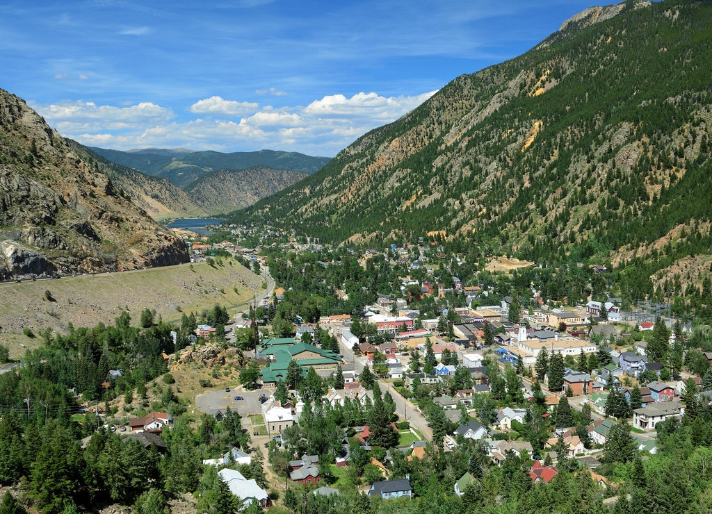 Georgetown, Colorado on a Sunny Day