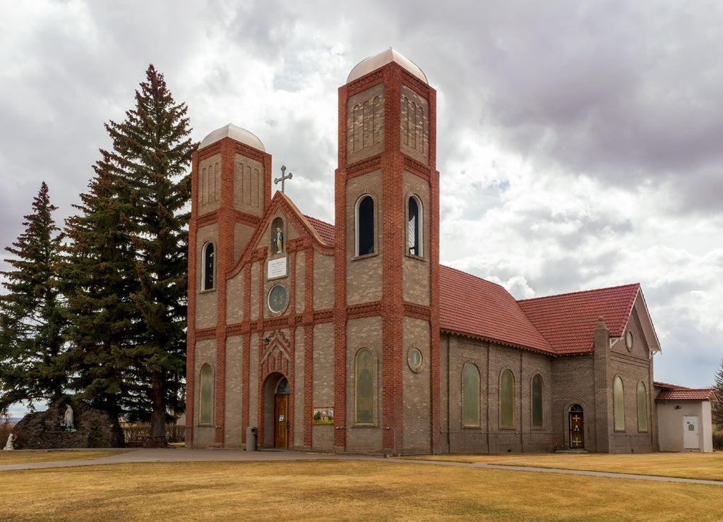 Historic Our Lady of Guadalupe Parish Church in Conejos, Colorado