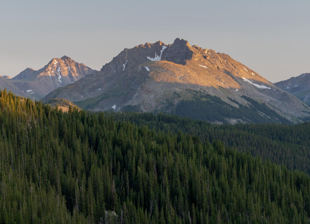 Sunset at the Holy Cross Wilderness in Central Colorado