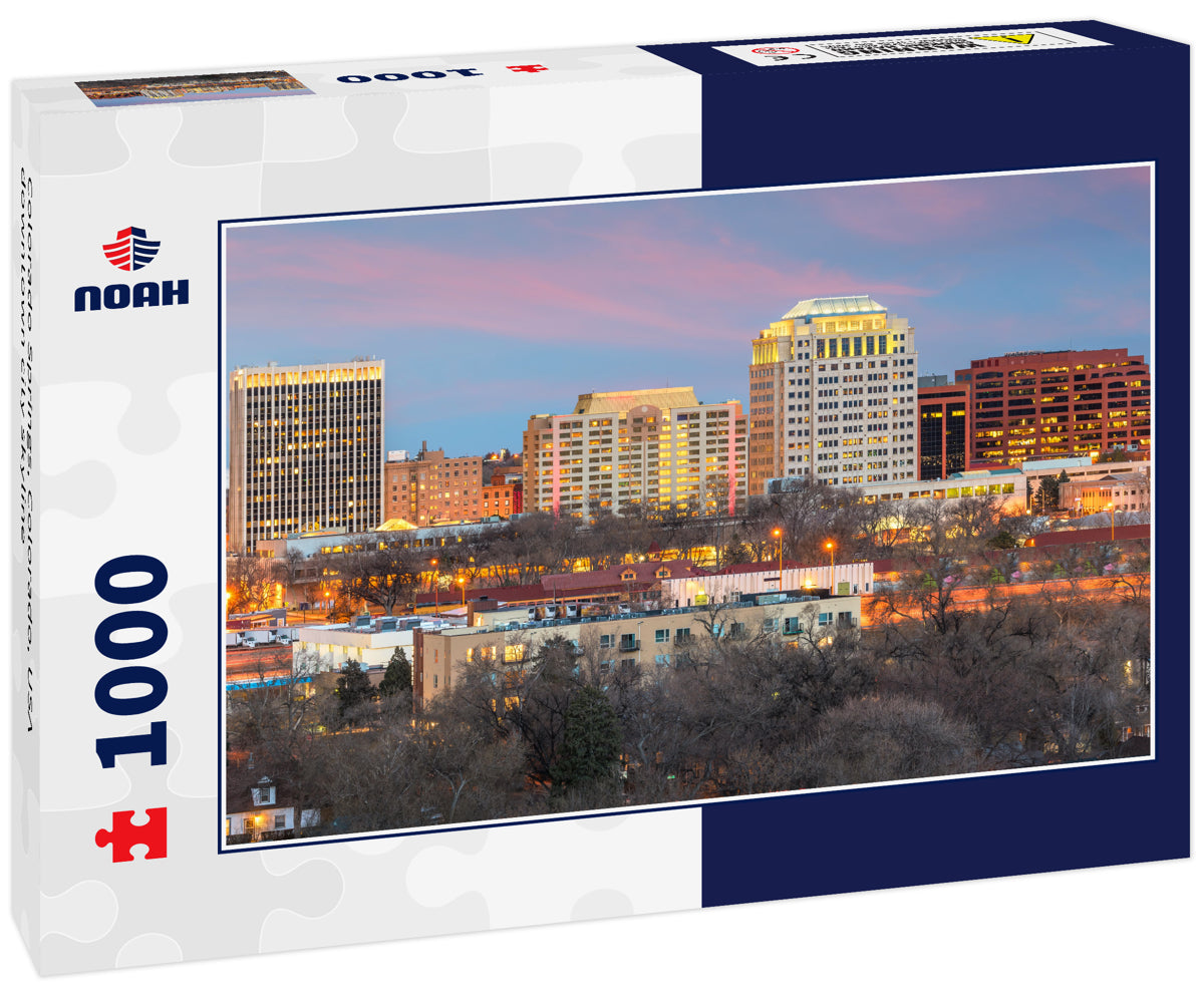 Colorado Springs, Colorado, USA downtown city skyline