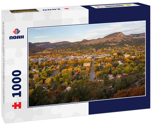 Landscape view of Durango, Colorado during autumn