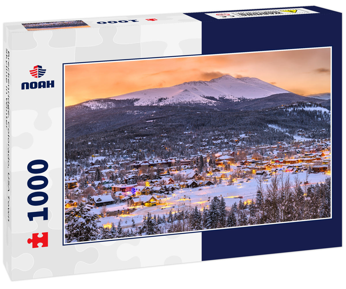 Breckenridge, Colorado, USA Town Skyline in Winter