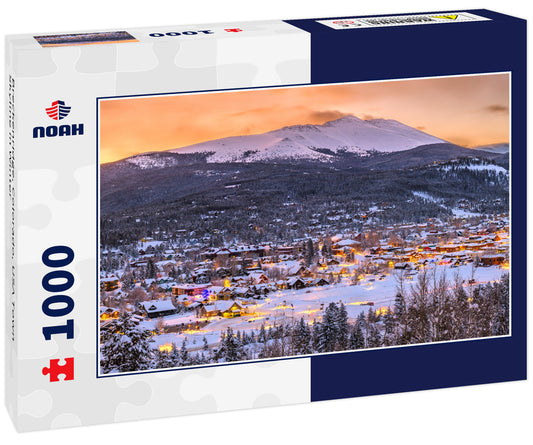 Breckenridge, Colorado, USA Town Skyline in Winter