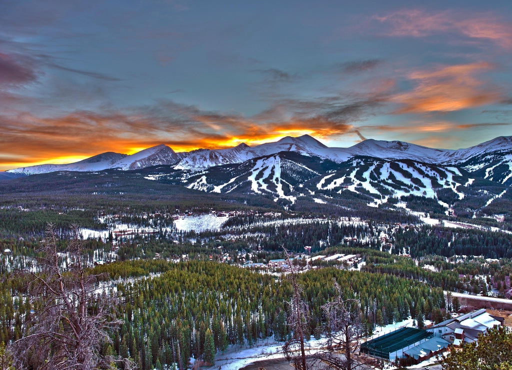 Sunset in Breckenridge