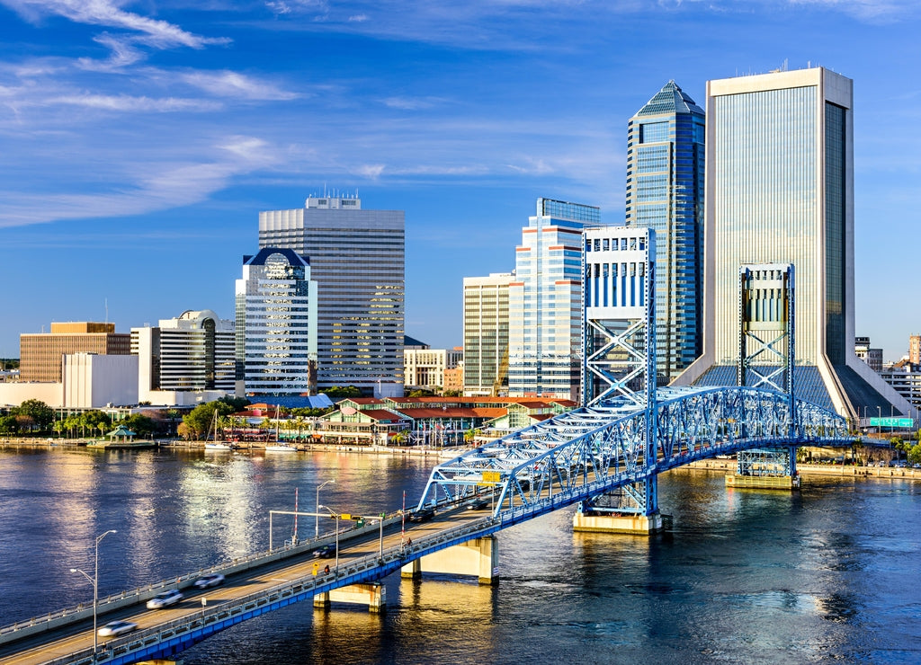 Jacksonville, Florida, USA City Skyline