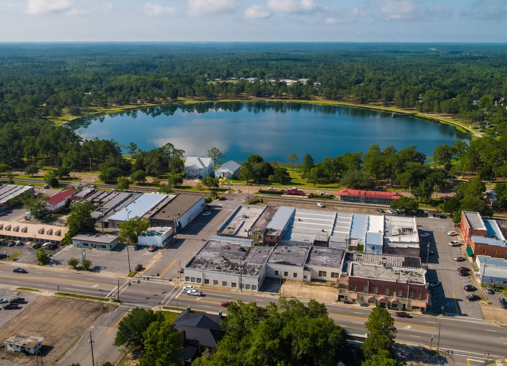 Aerial image of Lake Defuniak Florida