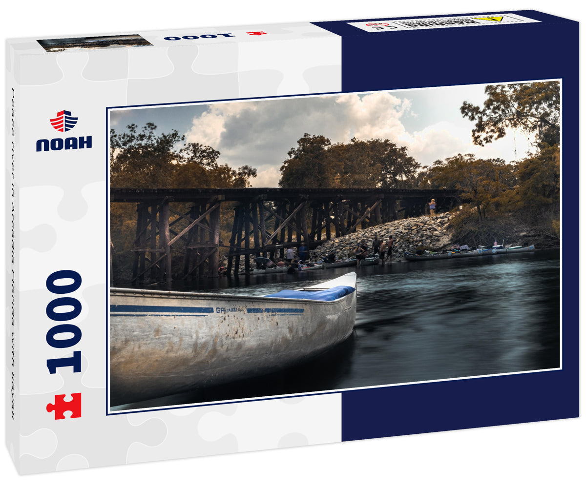 Peace river in Arcadia Florida with kayak