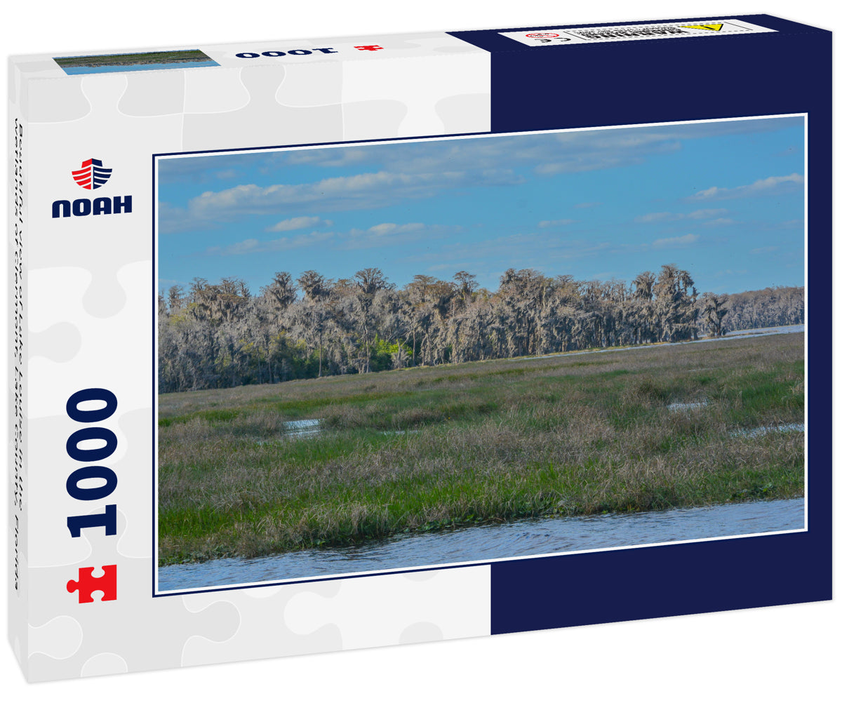 Beautiful view of Lake Louise in the wetlands of Clermont, Lake County, Florida