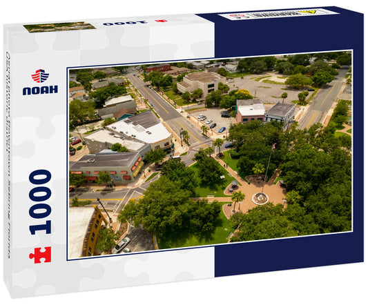 Aerial photo Downtown Sebring Florida USA historic district
