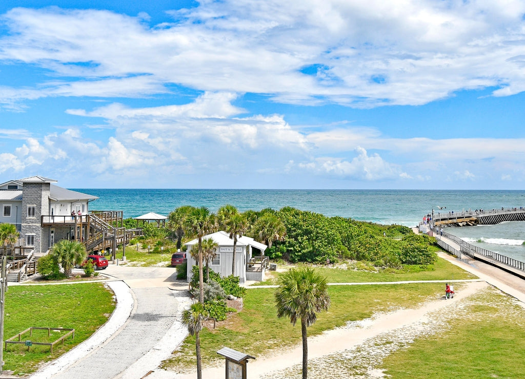 Looking over Sebastian Inlet State Park in Brevard County on Florida's Space Coast