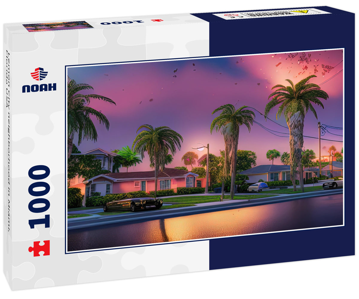 Lemon City neighborhood in Miami, Florida USA