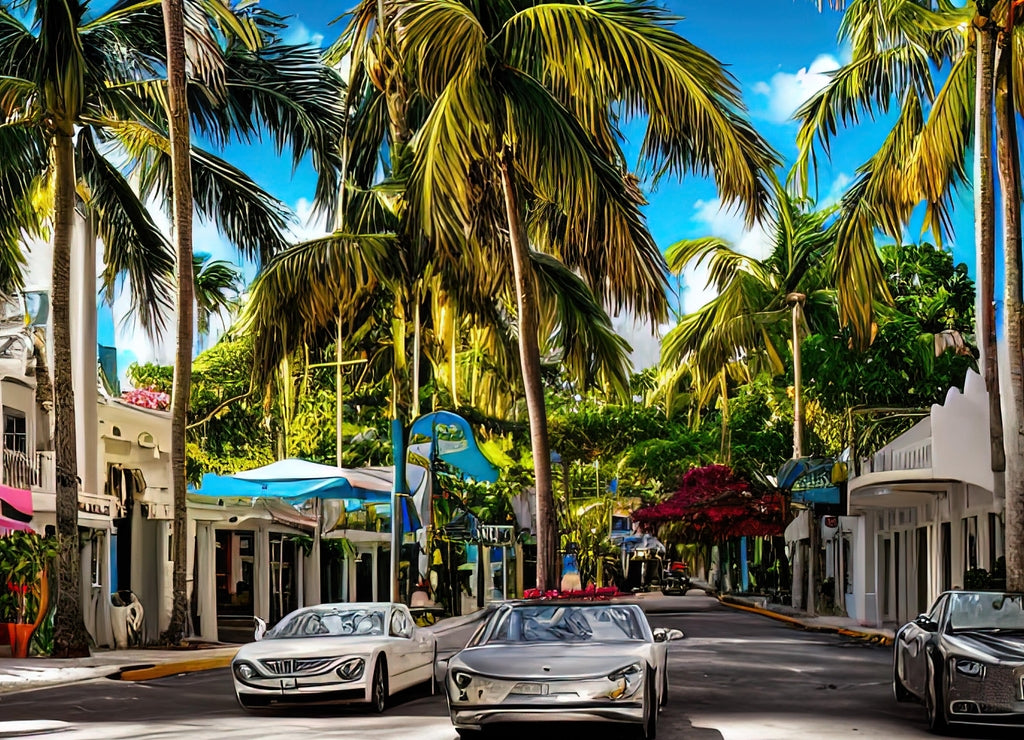 Little River neighborhood in Miami, Florida USA