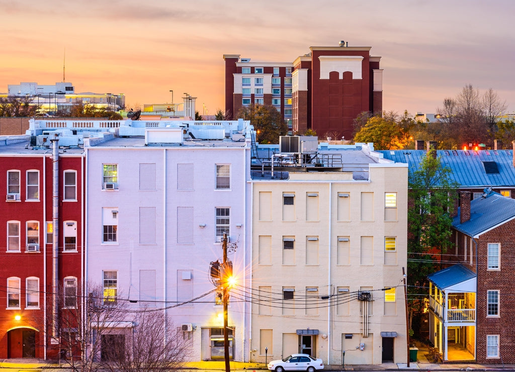 Athens, Georgia, USA downtown cityscape