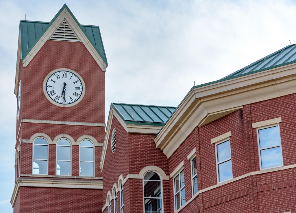Big Clock at City Hall in Cumming Georgia
