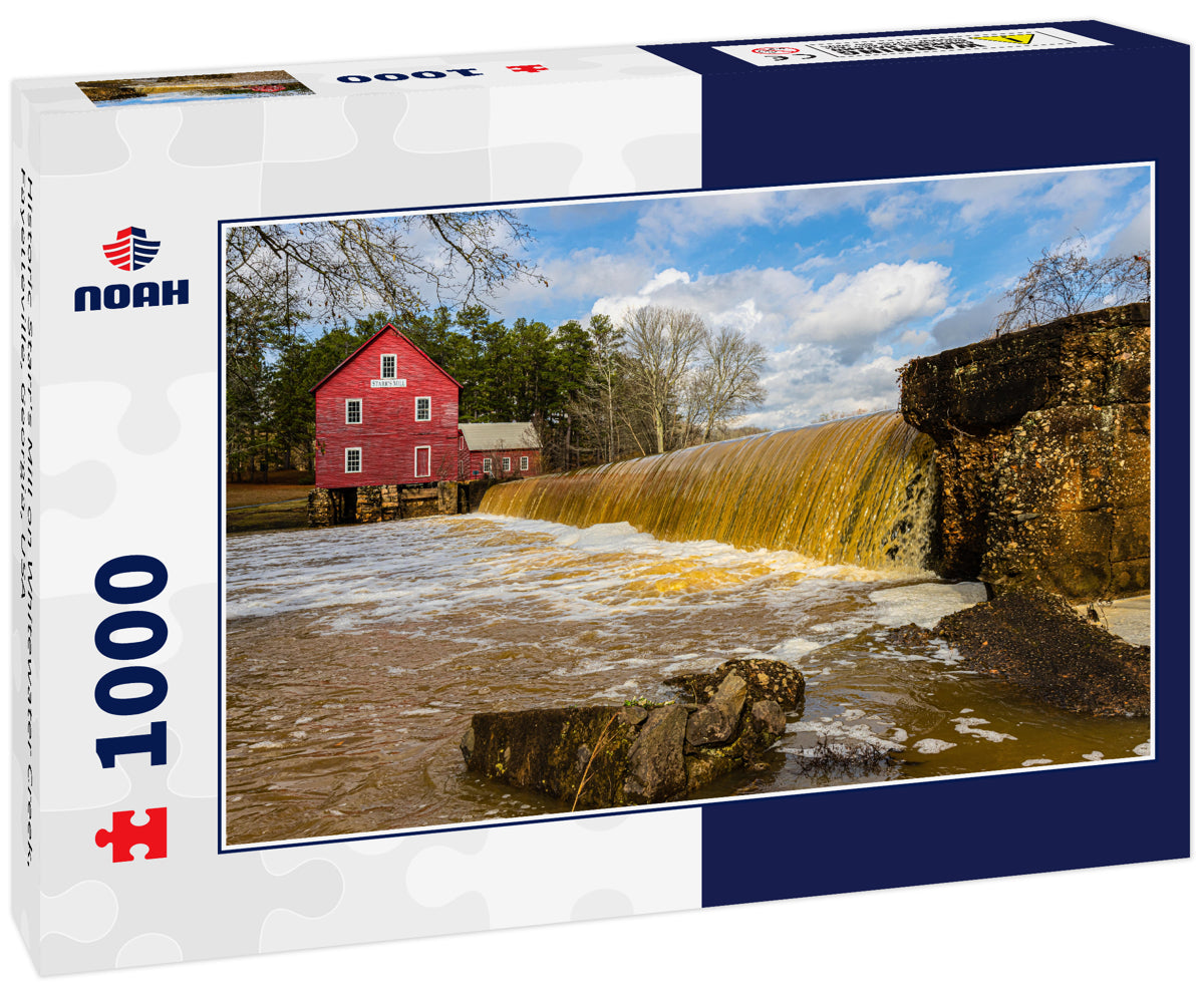 Historic Starr's Mill on Whitewater Creek, Fayetteville, Georgia, USA