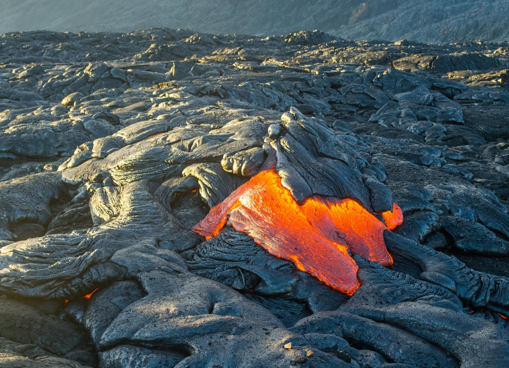 Lava Breakout Hawaii Volcanoes National Park