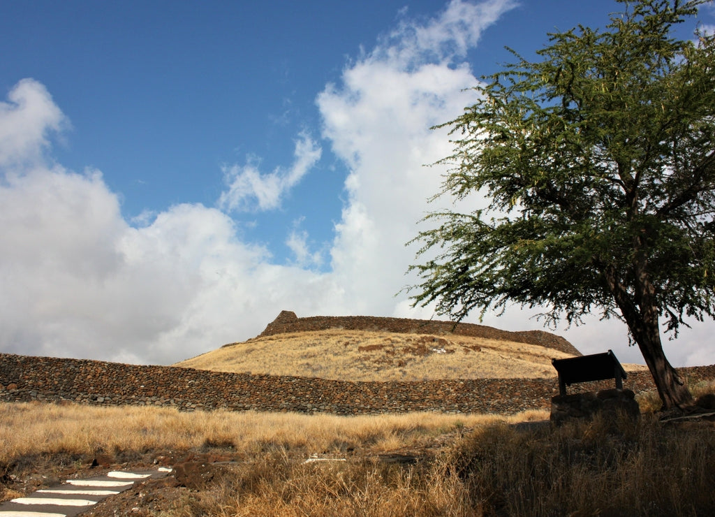 Puukohola Heiau (Pu?ukohola Heiau), National Historic Site in Big island, Hawaii, USA
