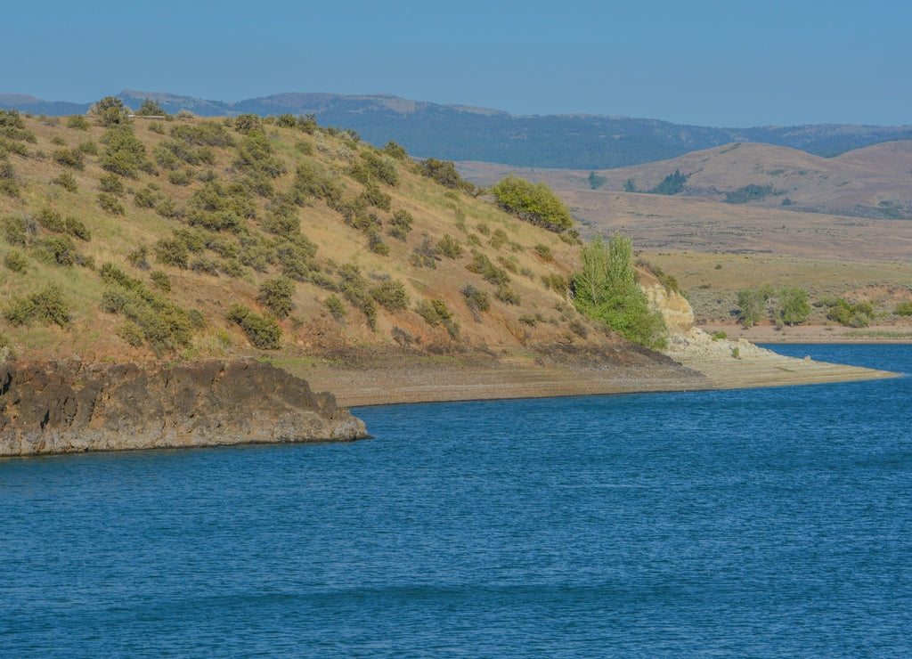 The view of C. Ben Ross Reservoir near Hillsdale, Adams County, Idaho