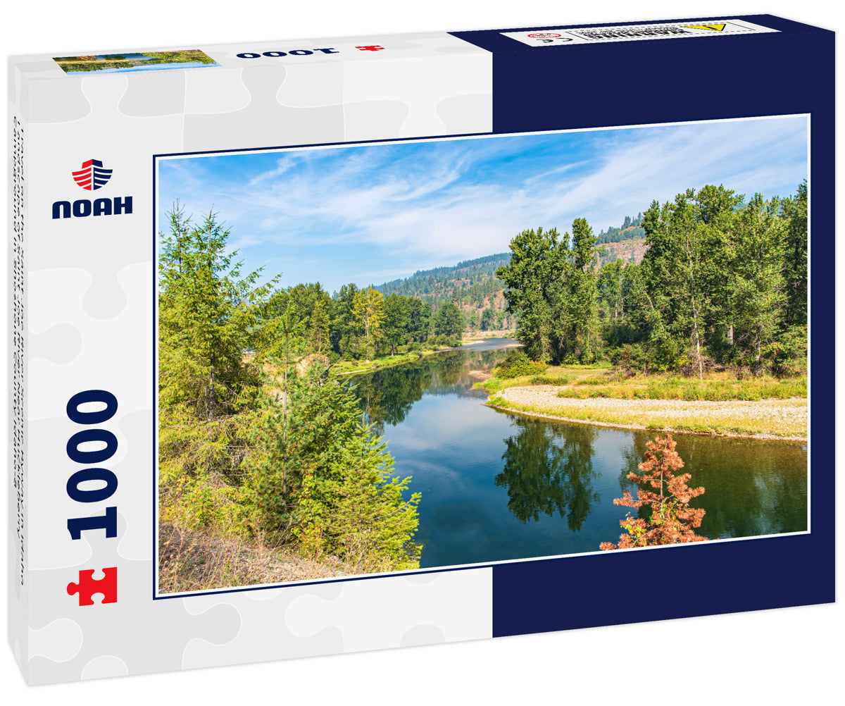 Travel on the Saint Joe River Scenic Byway in Idaho – Landscape of Saint Joe River Near Huckleberry Campground in Shoshone County Idaho-8