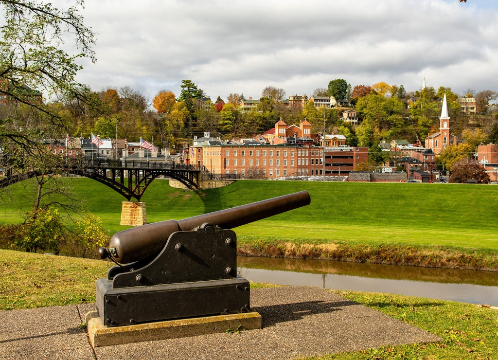 Grant Park in Galena, Illinois during daylight