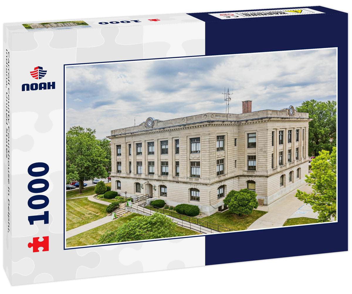 Carroll County Courthouse in Delphi, Indiana, United States