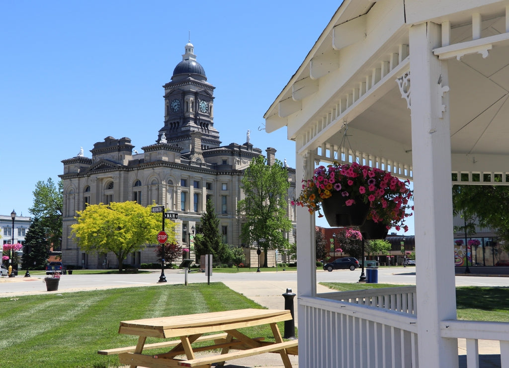 The Clinton County Courthouse is a historic courthouse located at 50 North Jackson Street in Frankfort, Clinton County, Indiana, United States