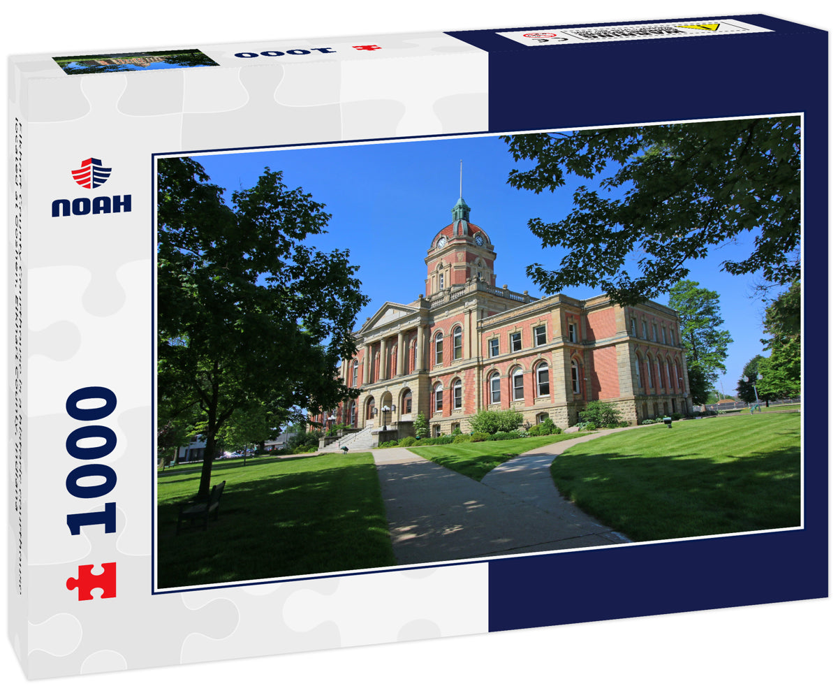 Elkhart County Courthouse is a historic courthouse located at Goshen, Elkhart County, Indiana