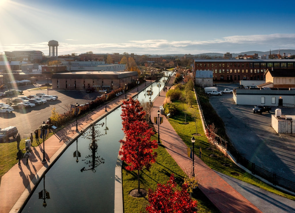 Carroll Creek Linear Park in Frederick Maryland