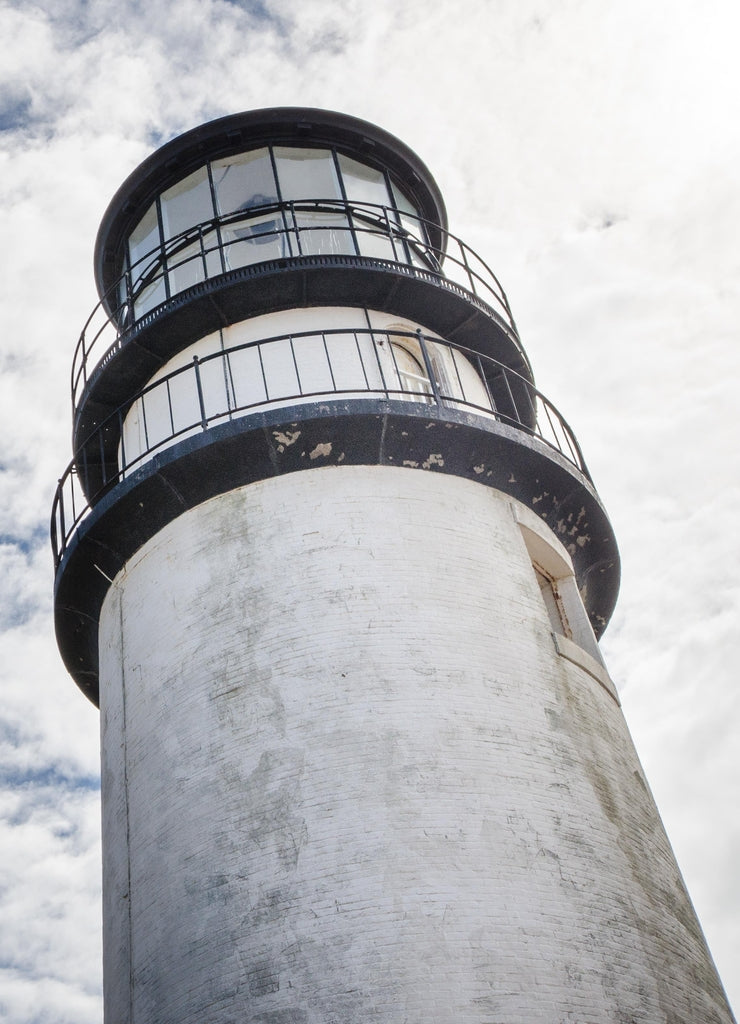 Highland Lighthouse on Cape Cod on a spring day in Barnstable County Massachusetts