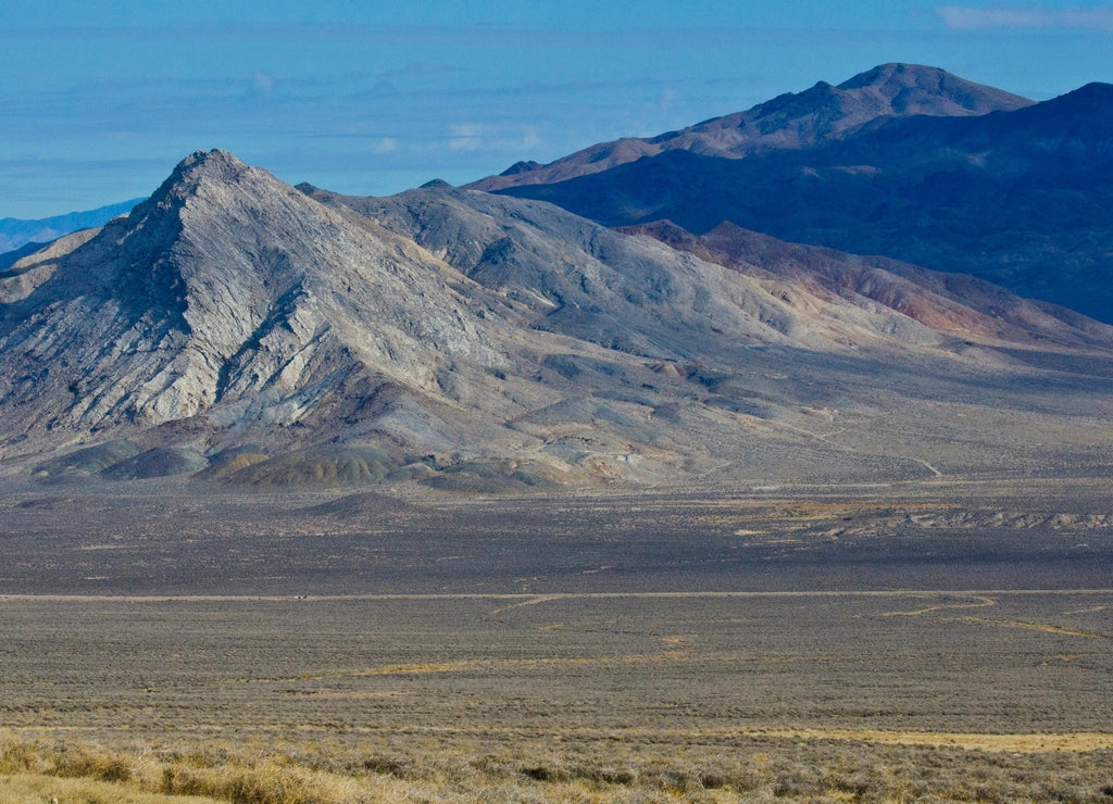 USA, Nevada, Fallon. Scenic vistas along US Highway 50, Clan Alpine Mountains