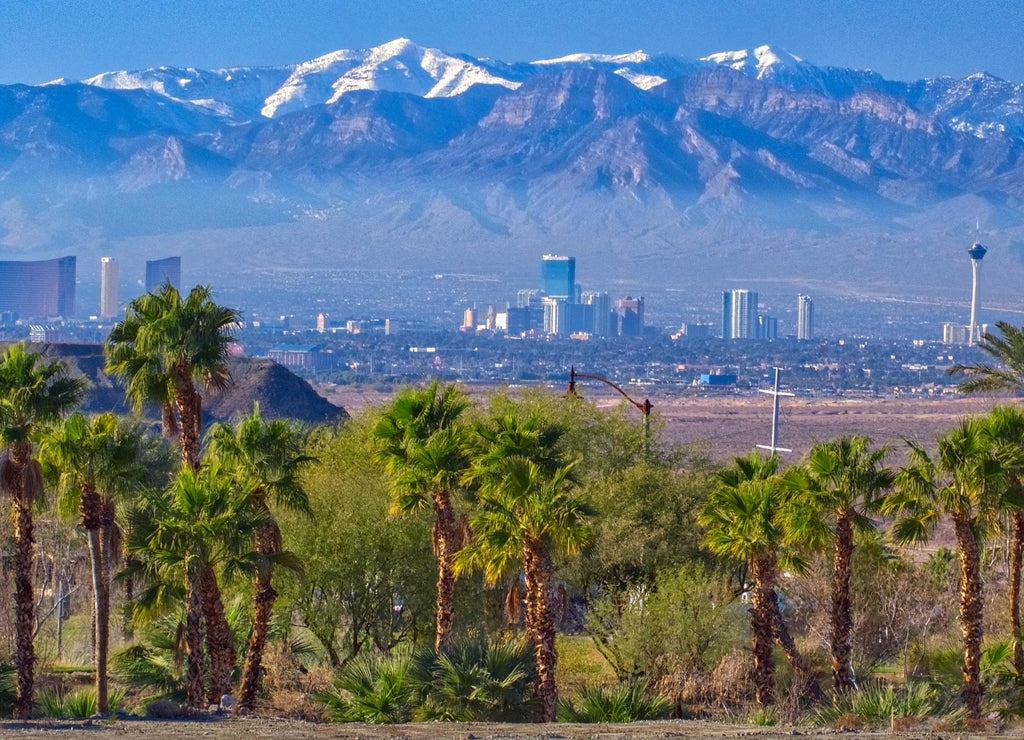 View of Las Vegas in Nevada