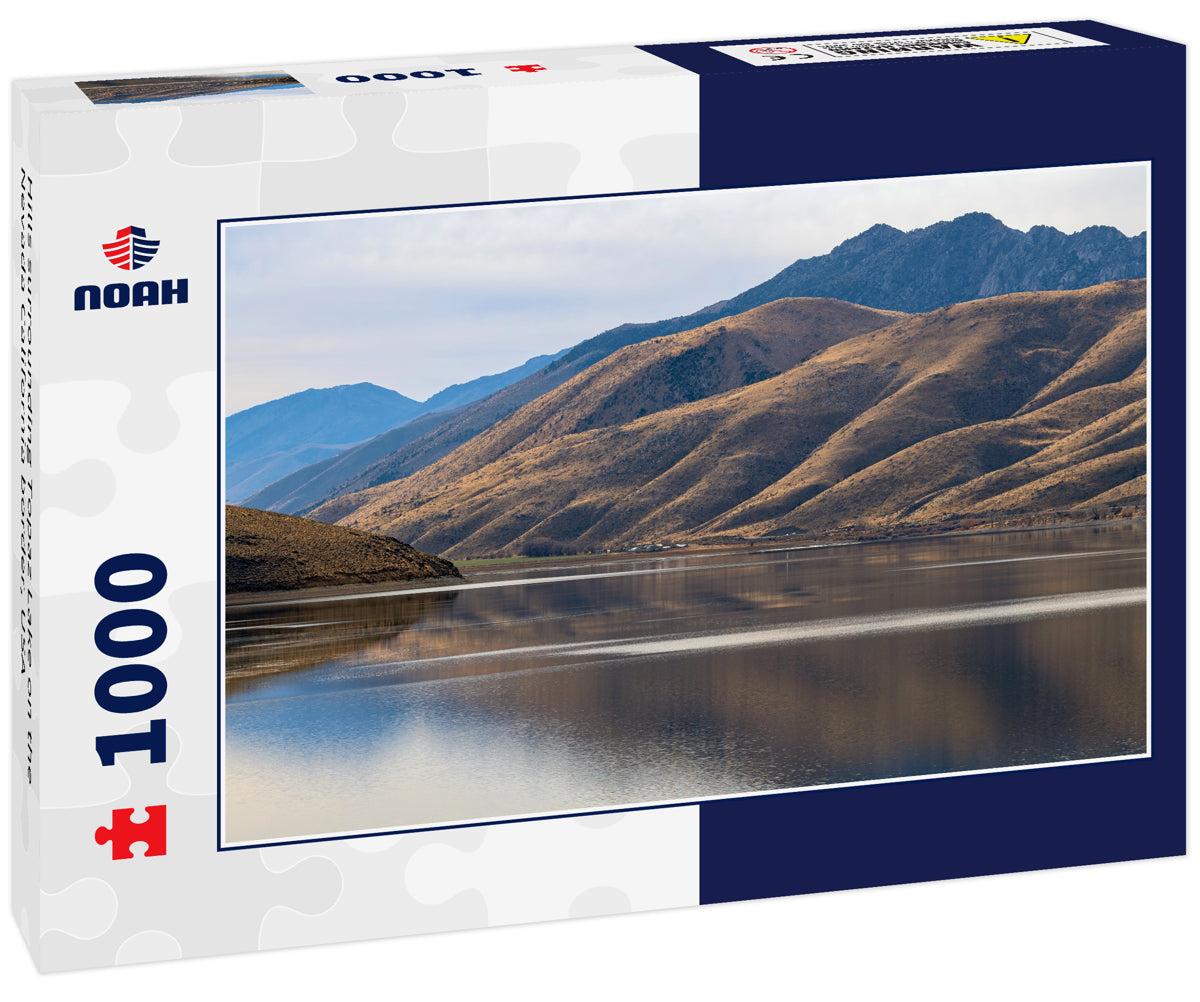 Hills surrounding Topaz Lake on the Nevada California border, USA